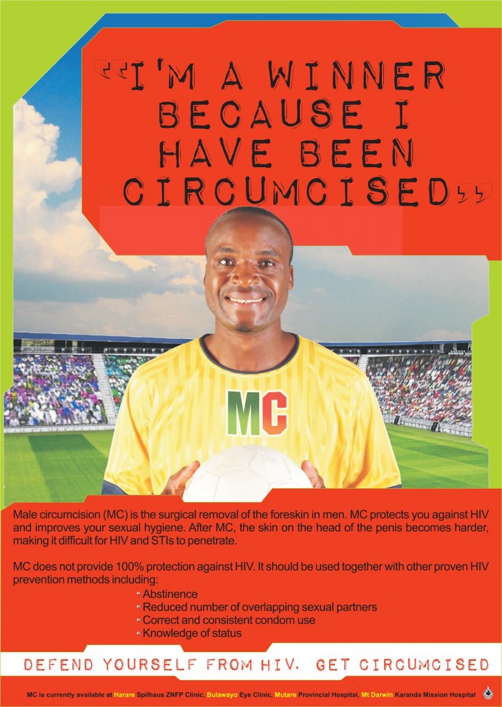 Propagande pour la circoncision masculine au Zimbabwe
